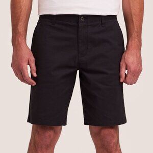 NEW Men's Denver Hayes Short Chino 30 x 9.5 Stretch Navy Blue